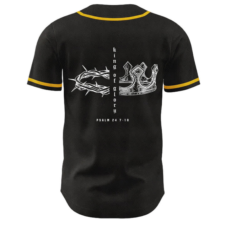 Christianartworkshop Jahwe 24 König der Herrlichkeit Psalm 24 Unisex-Baseballtrikot - image 5