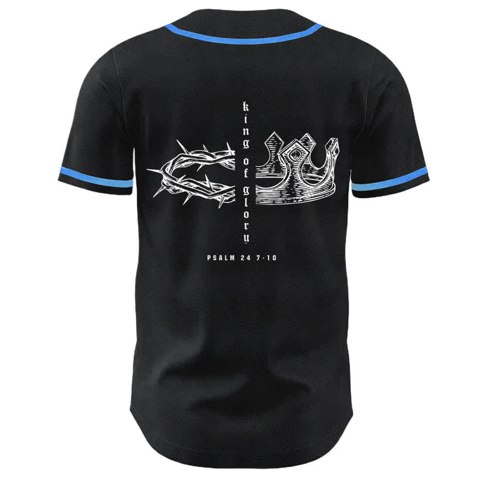Christianartworkshop Jahwe 24 König der Herrlichkeit Psalm 24 Unisex-Baseballtrikot - image 2