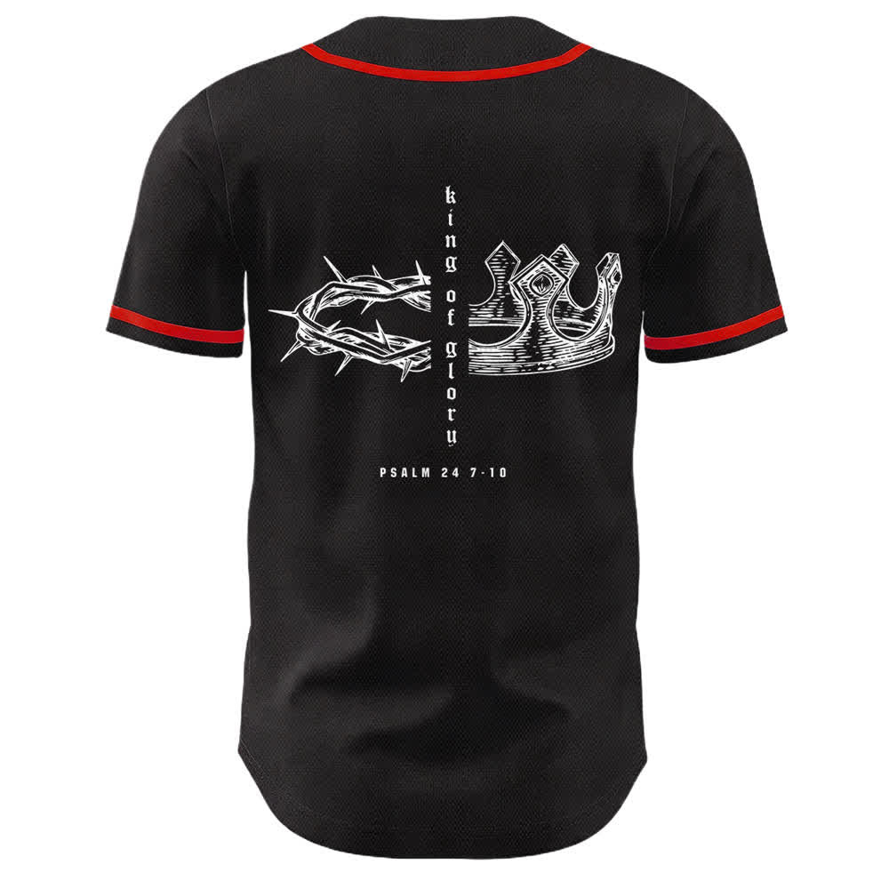 Christianartworkshop Jahwe 24 König der Herrlichkeit Psalm 24 Unisex-Baseballtrikot - image 11