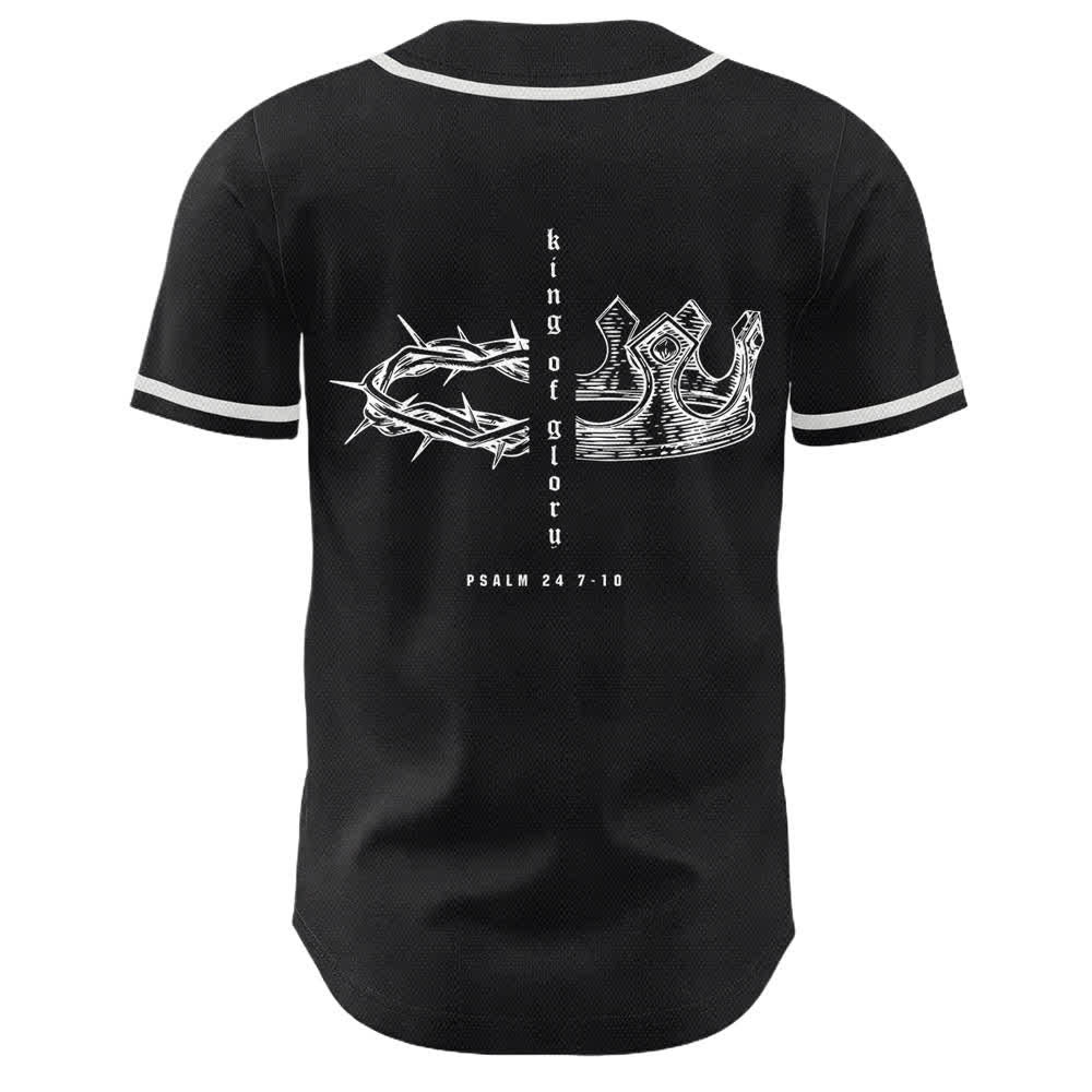 Christianartworkshop Jahwe 24 König der Herrlichkeit Psalm 24 Unisex-Baseballtrikot - image 20
