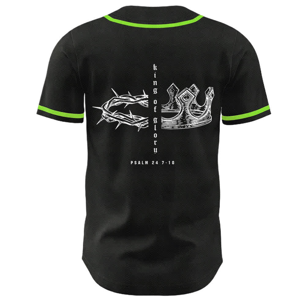 Christianartworkshop Jahwe 24 König der Herrlichkeit Psalm 24 Unisex-Baseballtrikot - image 17