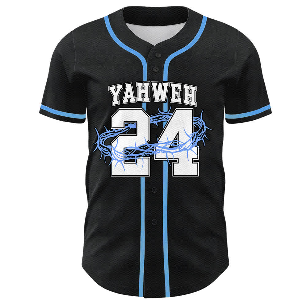 Christianartworkshop Jahwe 24 König der Herrlichkeit Psalm 24 Unisex-Baseballtrikot - image 1