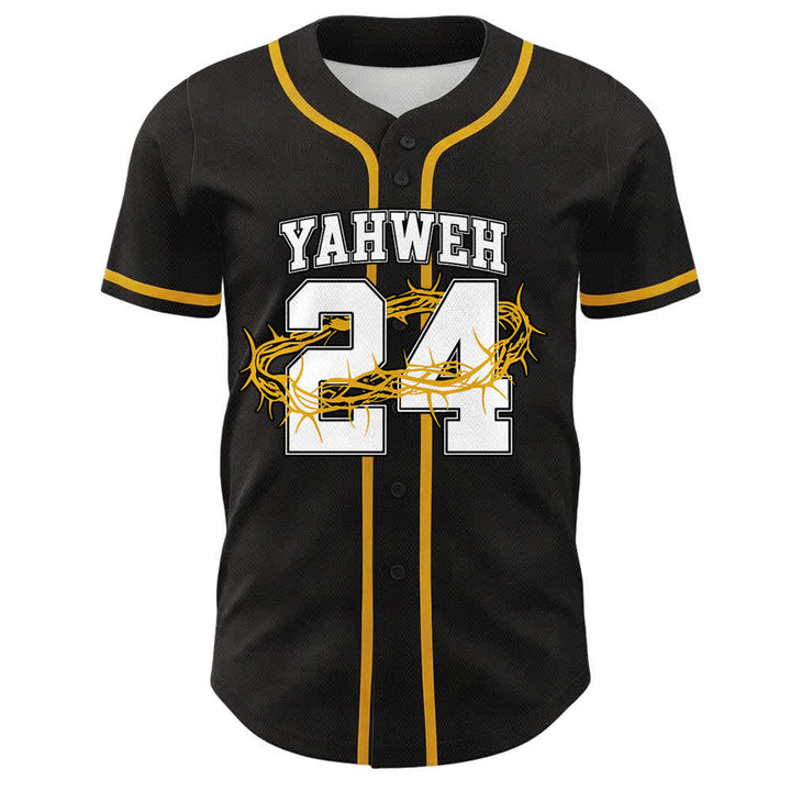 Christianartworkshop Jahwe 24 König der Herrlichkeit Psalm 24 Unisex-Baseballtrikot - image 4