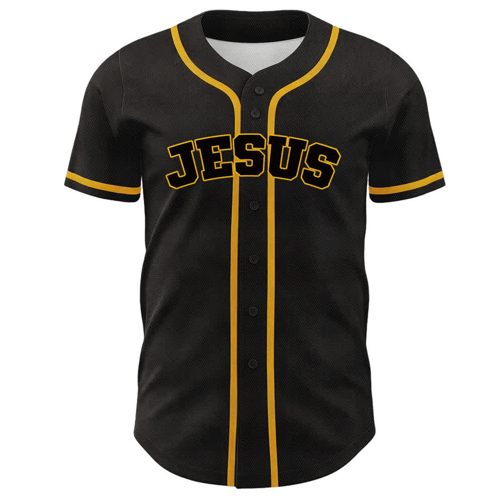 Christianartworkshop Team Jesus Nummer 7 Was Ist Ist Kommt Unisex Baseballtrikot - image 5