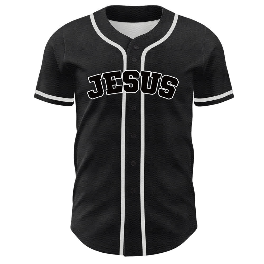 Christianartworkshop Team Jesus Nummer 7 Was Ist Ist Kommt Unisex Baseballtrikot - image 8