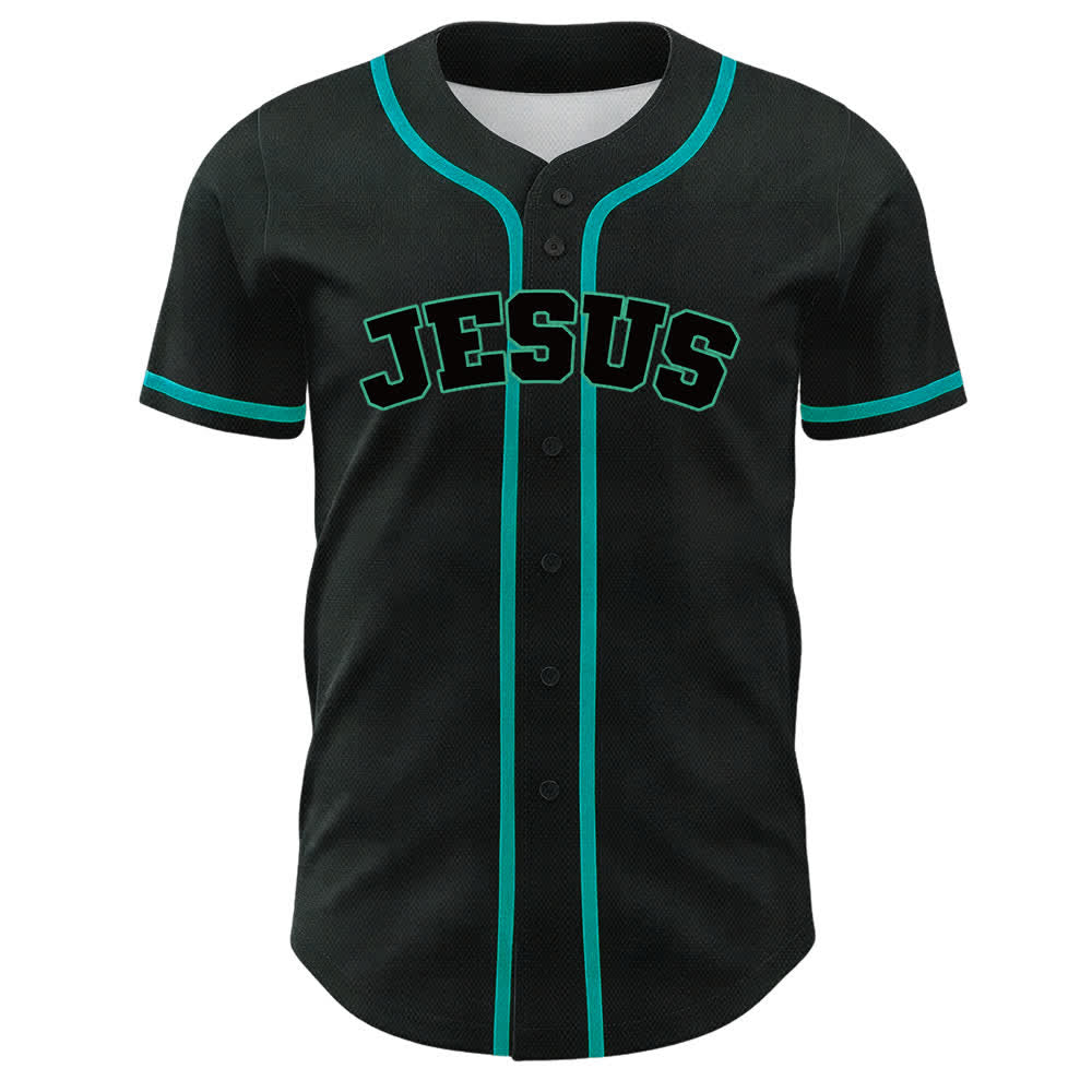 Christianartworkshop Team Jesus Nummer 7 Was Ist Ist Kommt Unisex Baseballtrikot - image 26