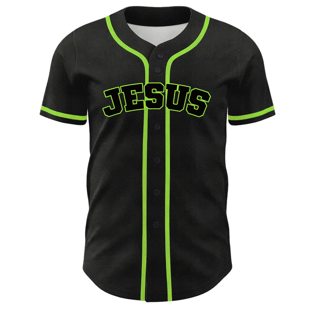 Christianartworkshop Team Jesus Nummer 7 Was Ist Ist Kommt Unisex Baseballtrikot - image 20