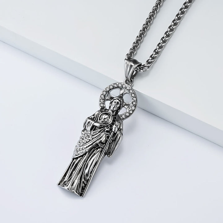 Christianartworkshop Strass-Halo-Anhänger mit dem Heiligen Judas Thaddäus in Kuba: Symbol verzweifelter Rettung - image 5