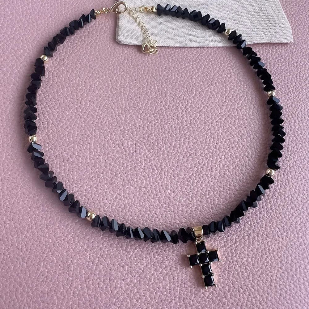 Christianartworkshop Armband mit facettiertem Kristallperlenkreuz: Symbol funkelnden himmlischen Segens - image 14