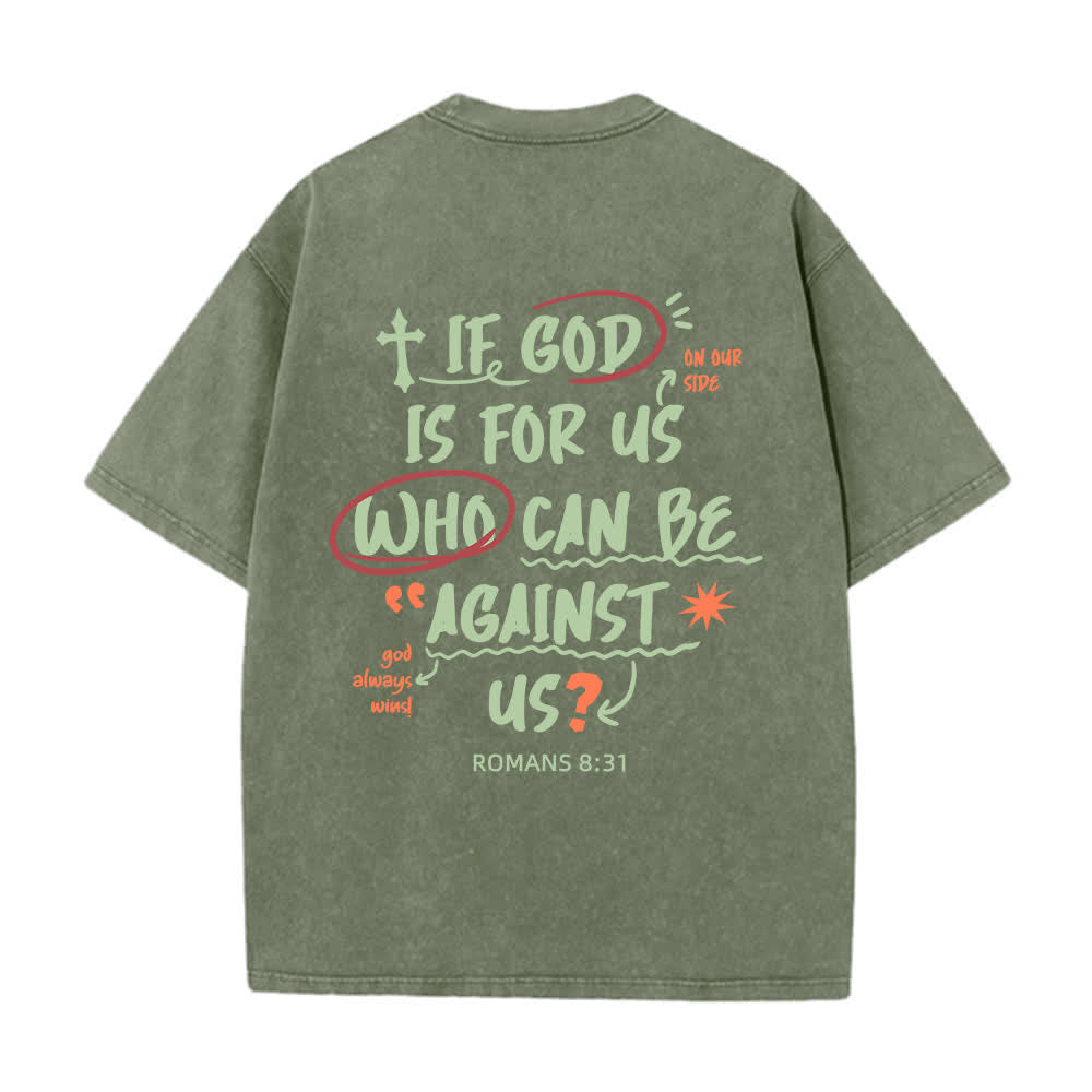 Christianartworkshop Wenn Gott für uns ist – Boxy Washed T-Shirt - image 4