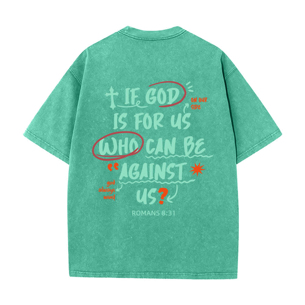 Christianartworkshop Wenn Gott für uns ist – Boxy Washed T-Shirt - image 7
