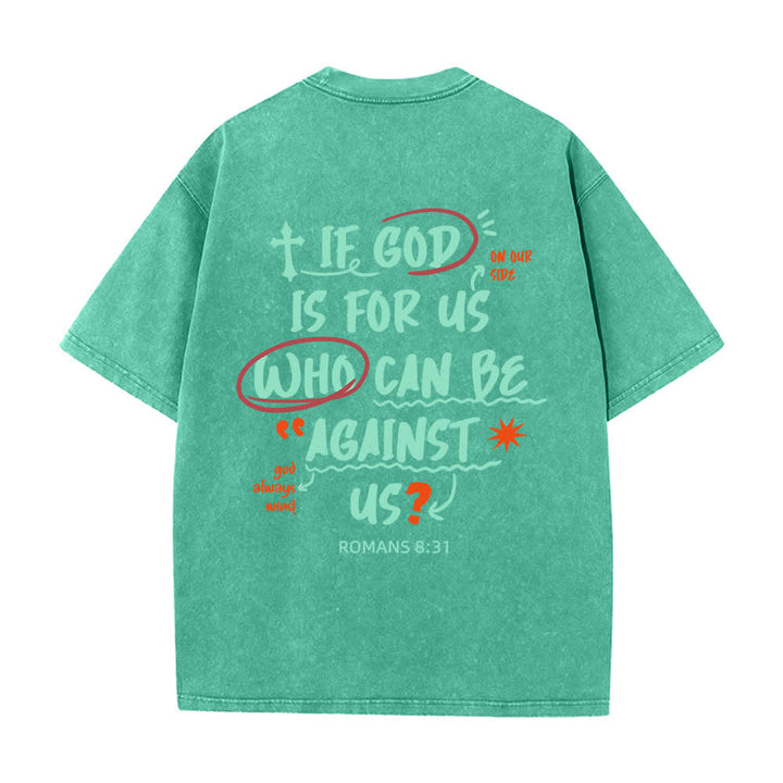 Christianartworkshop Wenn Gott für uns ist – Boxy Washed T-Shirt - image 7