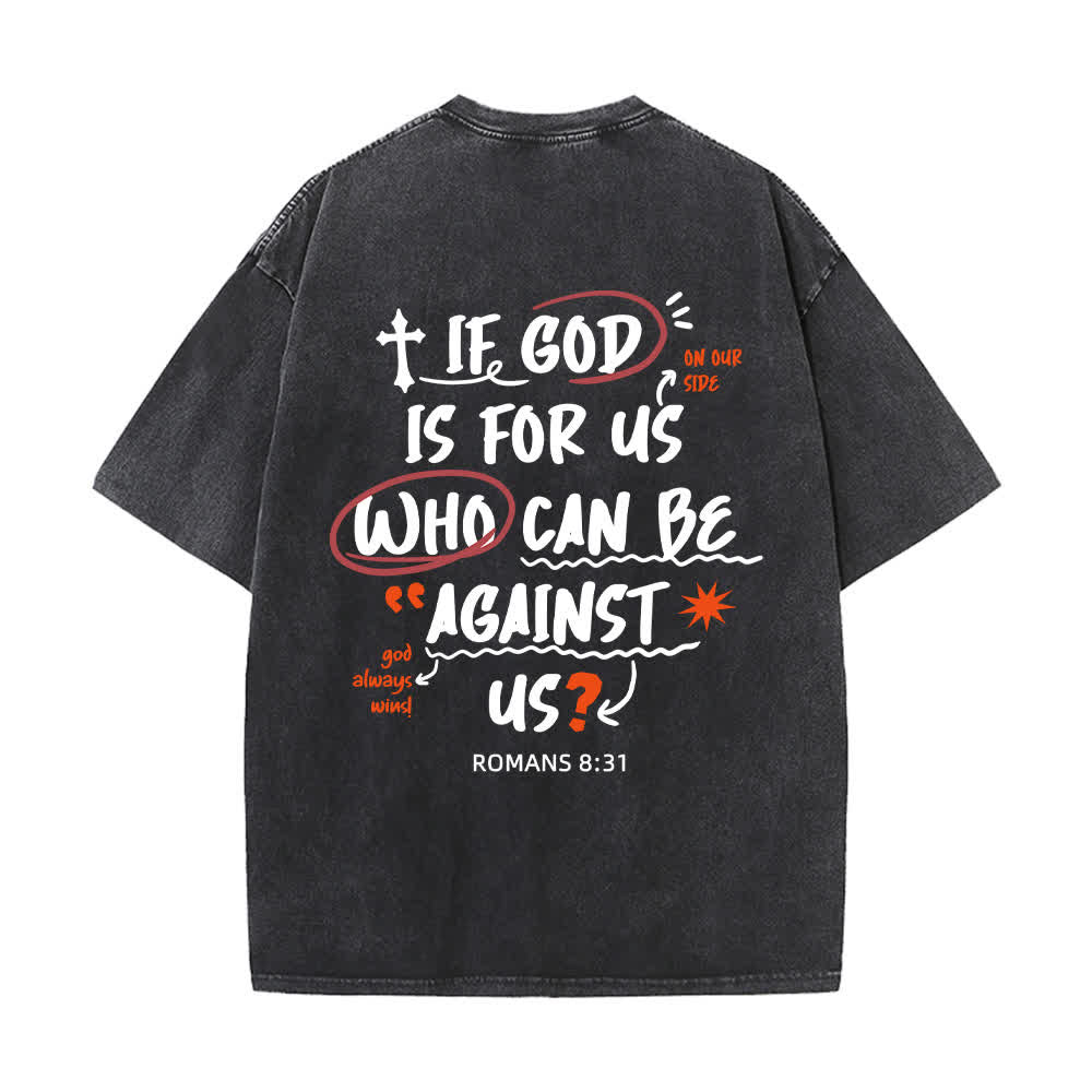 Christianartworkshop Wenn Gott für uns ist – Boxy Washed T-Shirt - image 10