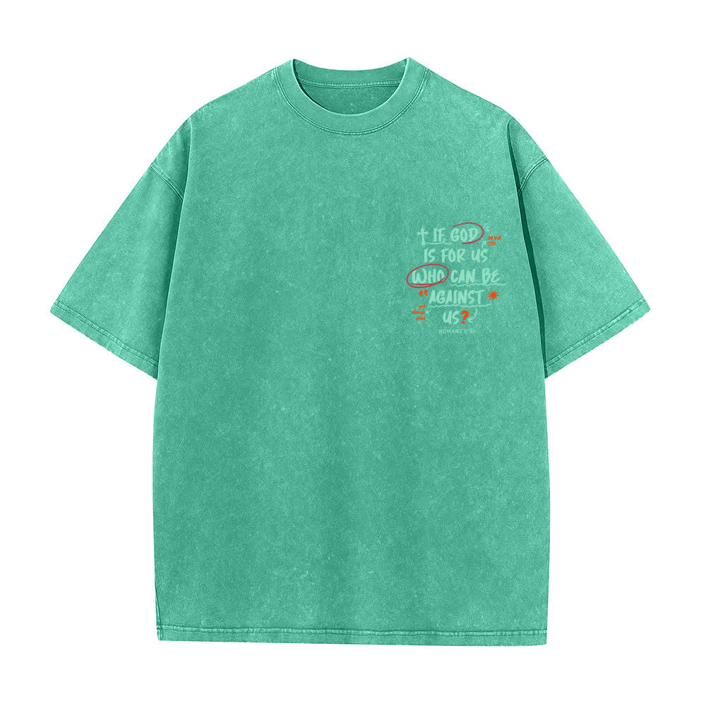 Christianartworkshop Wenn Gott für uns ist – Boxy Washed T-Shirt - image 8