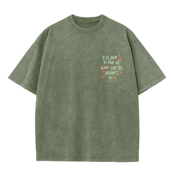 Christianartworkshop Wenn Gott für uns ist – Boxy Washed T-Shirt - image 5