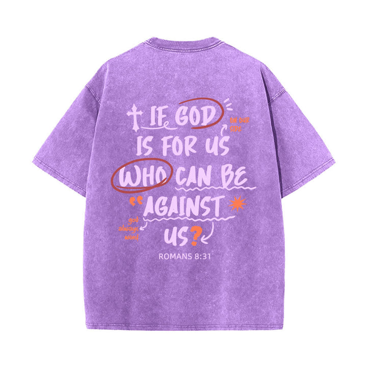 Christianartworkshop Wenn Gott für uns ist – Boxy Washed T-Shirt - image 22