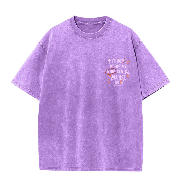 Christianartworkshop Wenn Gott für uns ist – Boxy Washed T-Shirt - image 23