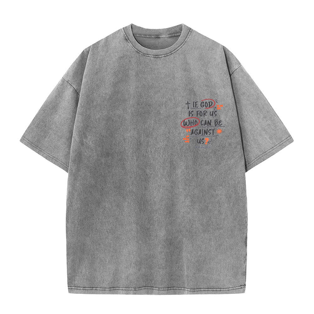 Christianartworkshop Wenn Gott für uns ist – Boxy Washed T-Shirt - image 14