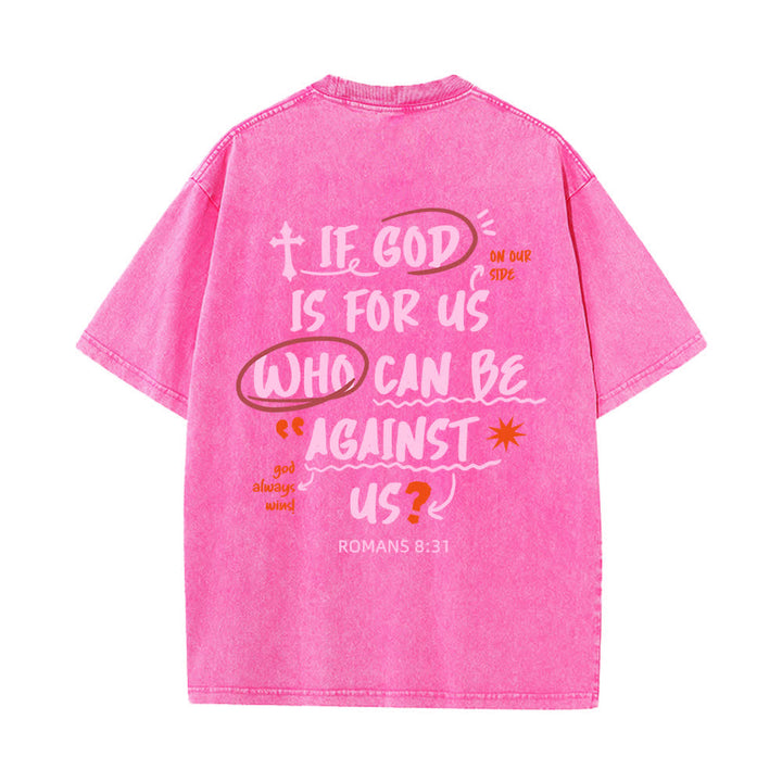Christianartworkshop Wenn Gott für uns ist – Boxy Washed T-Shirt - image 25