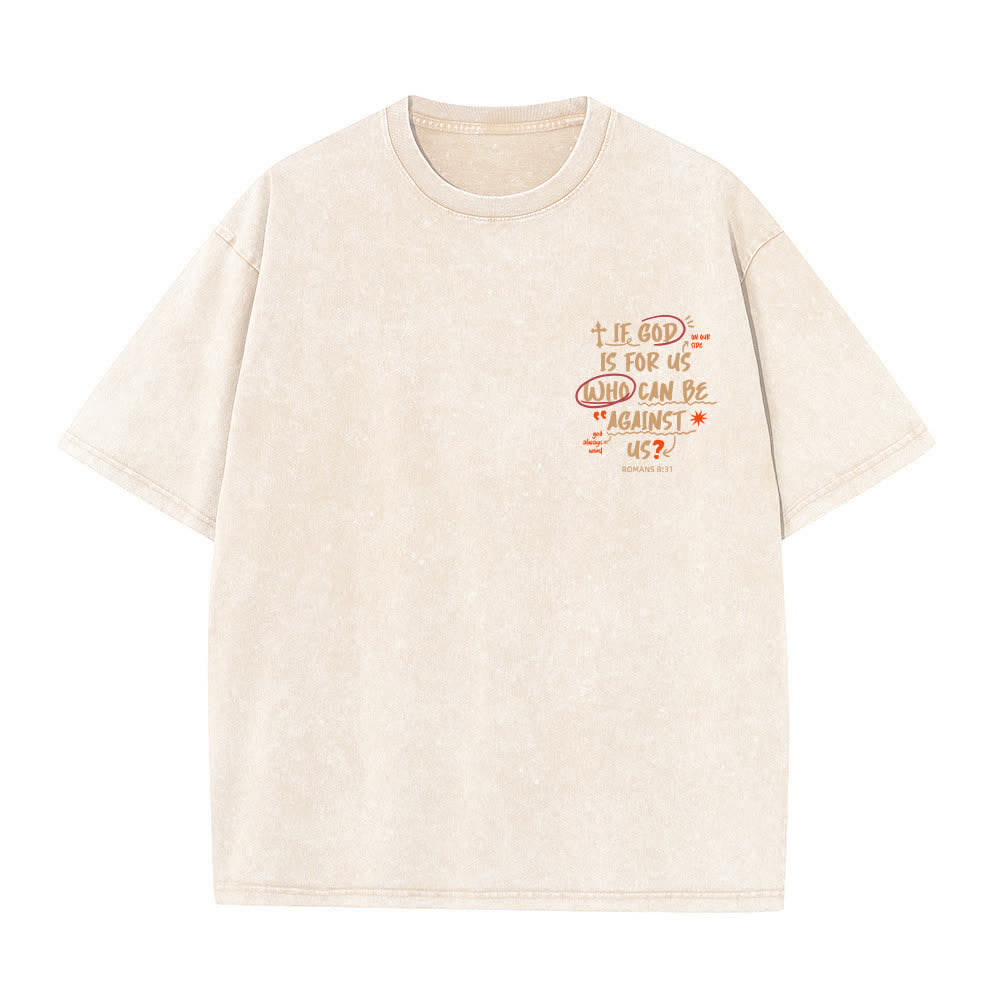 Christianartworkshop Wenn Gott für uns ist – Boxy Washed T-Shirt - image 2
