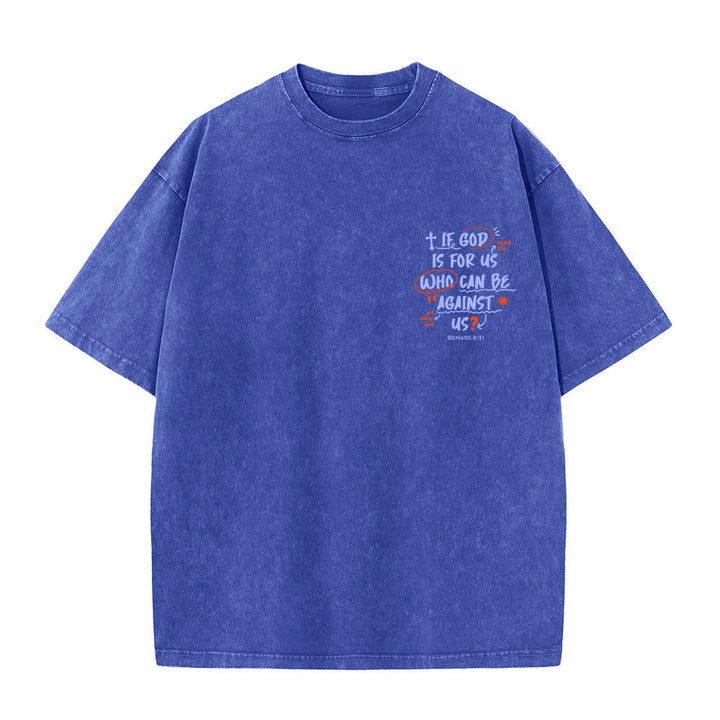 Christianartworkshop Wenn Gott für uns ist – Boxy Washed T-Shirt - image 20