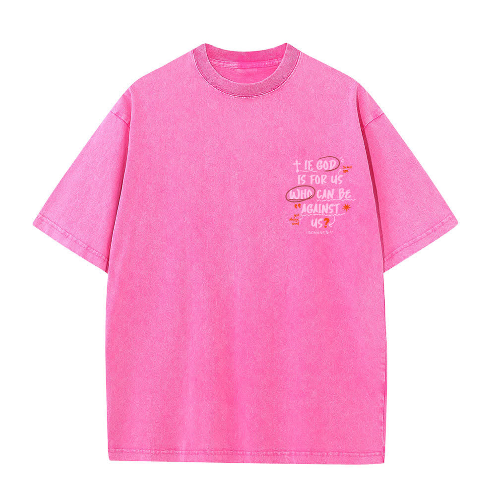 Christianartworkshop Wenn Gott für uns ist – Boxy Washed T-Shirt - image 26