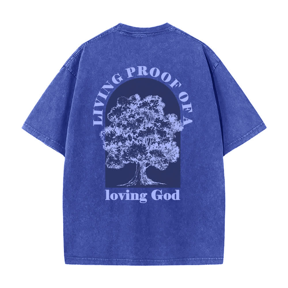 Christianartworkshop Living Proof Tree Oversized Washed T-Shirt - image 19