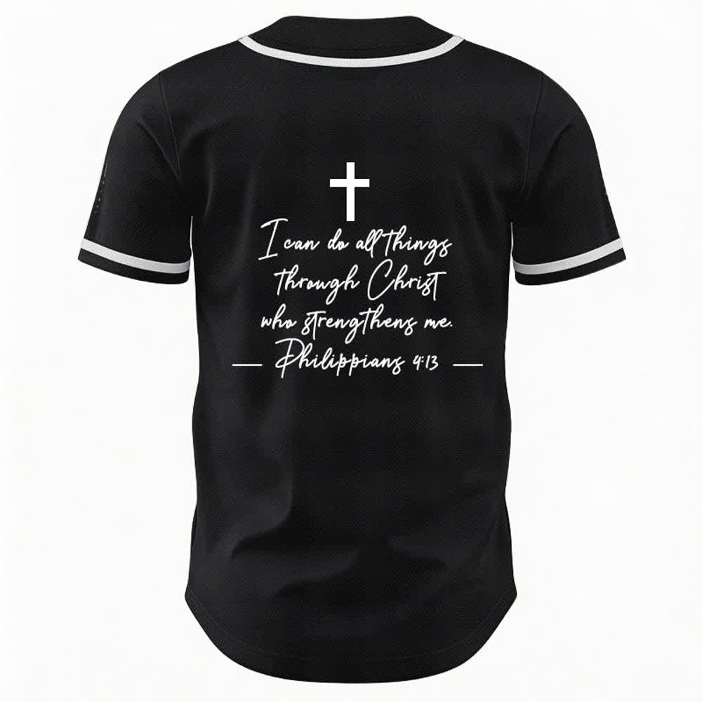 Christianartworkshop Jesus Christus 33 Hellblaues Mesh-Baseballtrikot - image 9