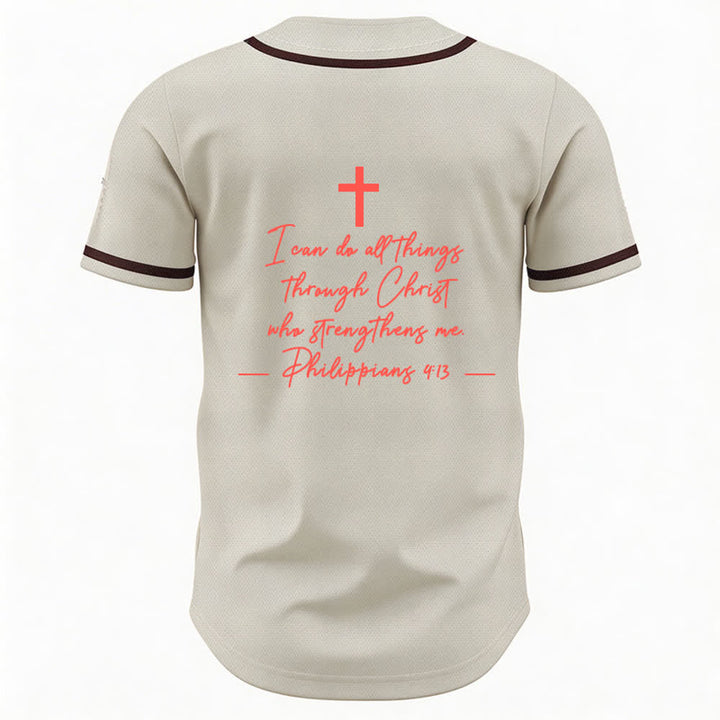 Christianartworkshop Jesus Christus 33 Hellblaues Mesh-Baseballtrikot - image 23