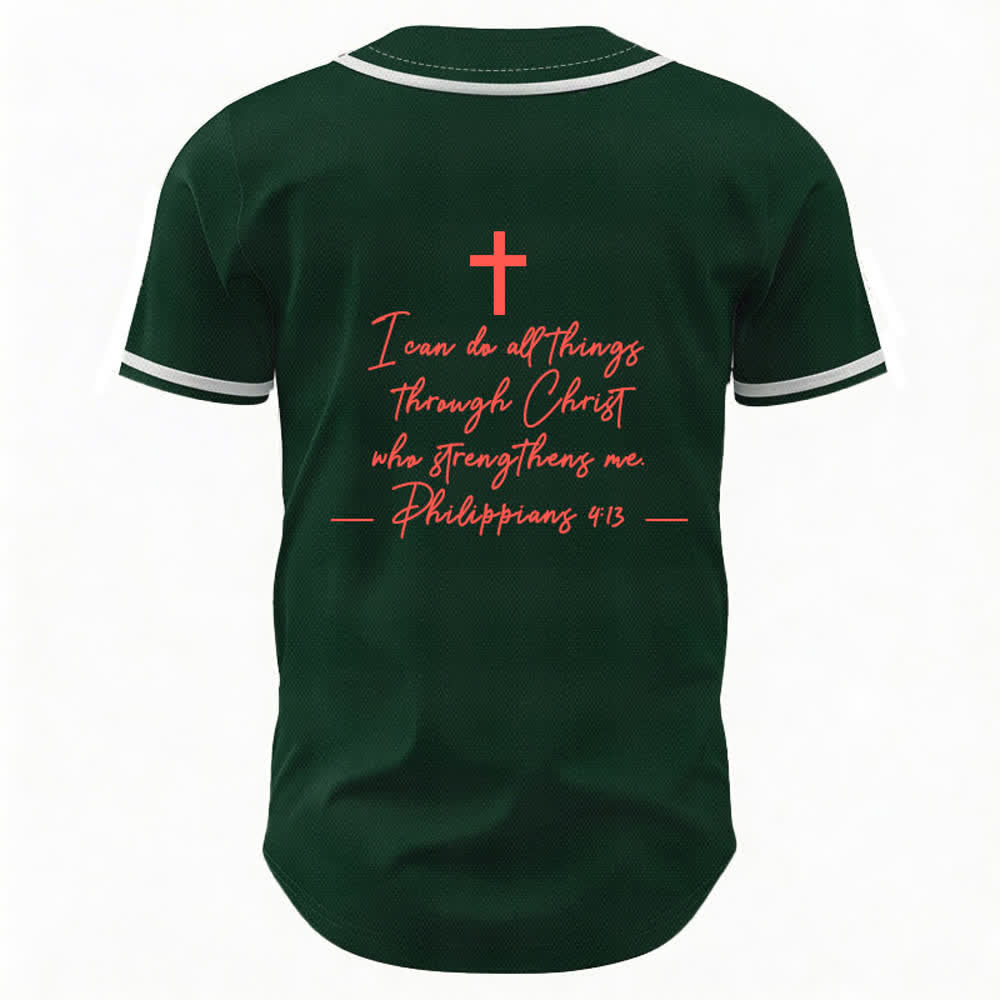Christianartworkshop Jesus Christus 33 Hellblaues Mesh-Baseballtrikot - image 37