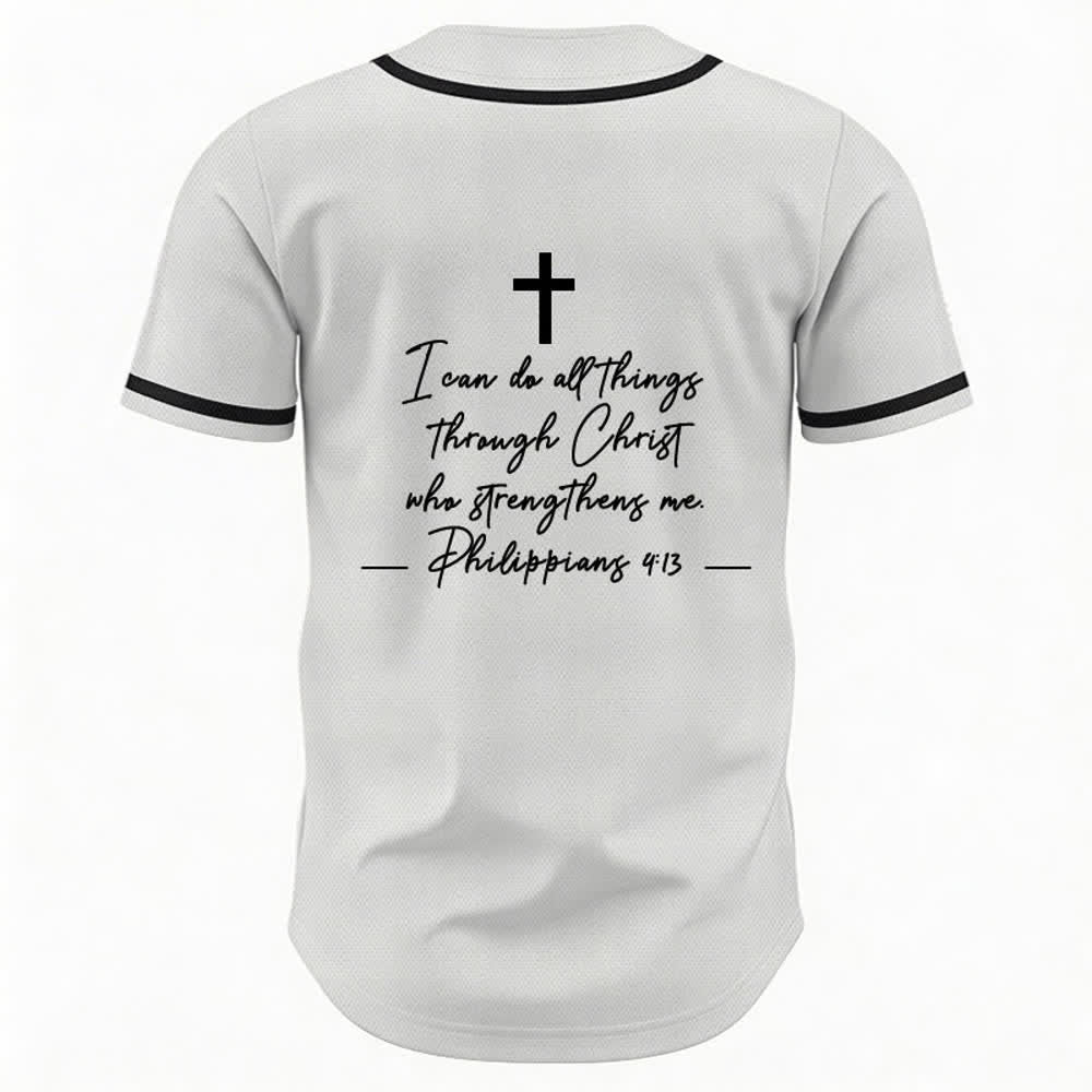 Christianartworkshop Jesus Christus 33 Hellblaues Mesh-Baseballtrikot - image 16