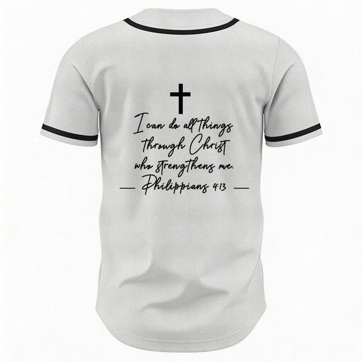 Christianartworkshop Jesus Christus 33 Hellblaues Mesh-Baseballtrikot - image 16