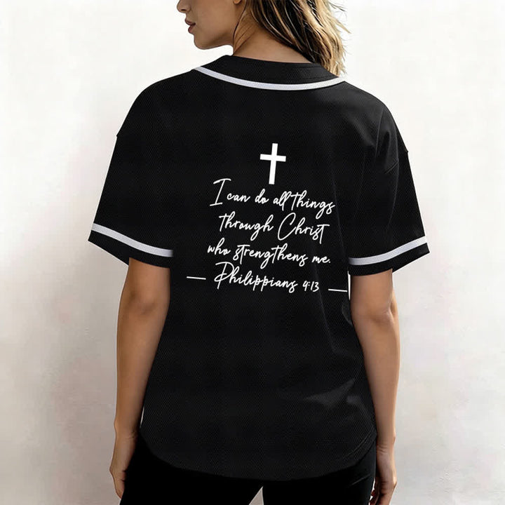 Christianartworkshop Jesus Christus 33 Hellblaues Mesh-Baseballtrikot - image 11