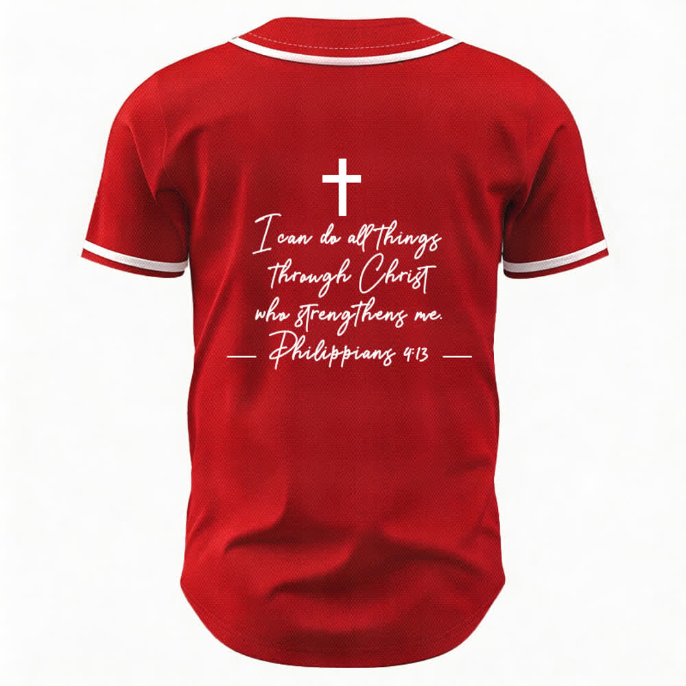 Christianartworkshop Jesus Christus 33 Hellblaues Mesh-Baseballtrikot - image 44
