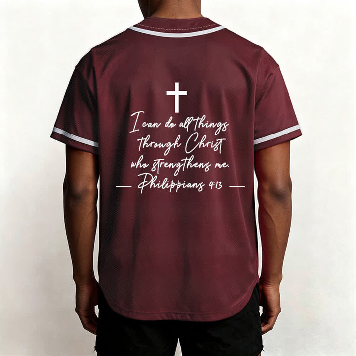 Christianartworkshop Jesus Christus 33 Hellblaues Mesh-Baseballtrikot - image 34