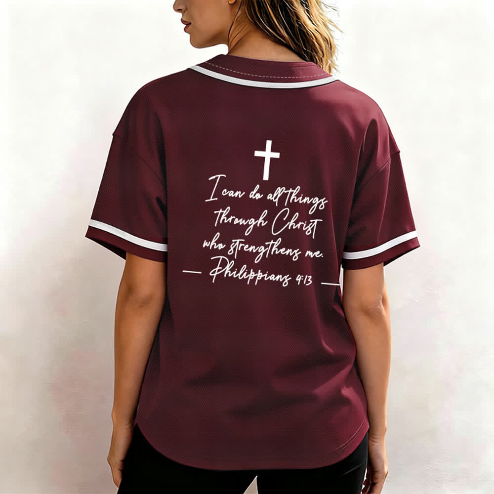 Christianartworkshop Jesus Christus 33 Hellblaues Mesh-Baseballtrikot - image 32