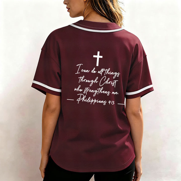 Christianartworkshop Jesus Christus 33 Hellblaues Mesh-Baseballtrikot - image 32