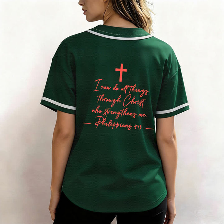 Christianartworkshop Jesus Christus 33 Hellblaues Mesh-Baseballtrikot - image 39
