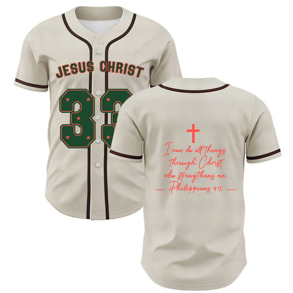 Christianartworkshop Jesus Christus 33 Hellblaues Mesh-Baseballtrikot - Beige - 5XL - image 21