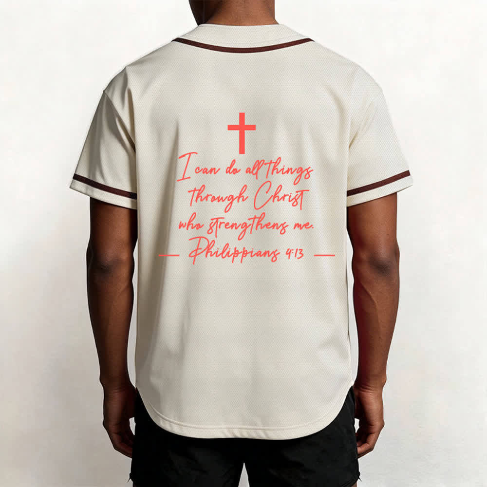 Christianartworkshop Jesus Christus 33 Hellblaues Mesh-Baseballtrikot - image 27