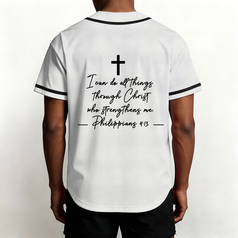 Christianartworkshop Jesus Christus 33 Hellblaues Mesh-Baseballtrikot - image 20