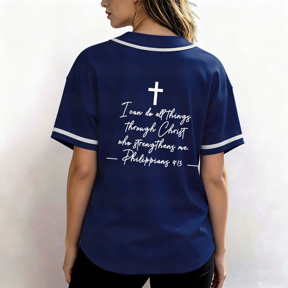 Christianartworkshop Jesus Christus 33 Hellblaues Mesh-Baseballtrikot - image 53