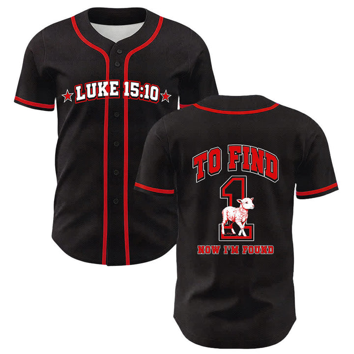 Christianartworkshop Lukas 15:10 Gefundenes Schaf-Mesh-Baseballtrikot - Rot - 5XL - image 12