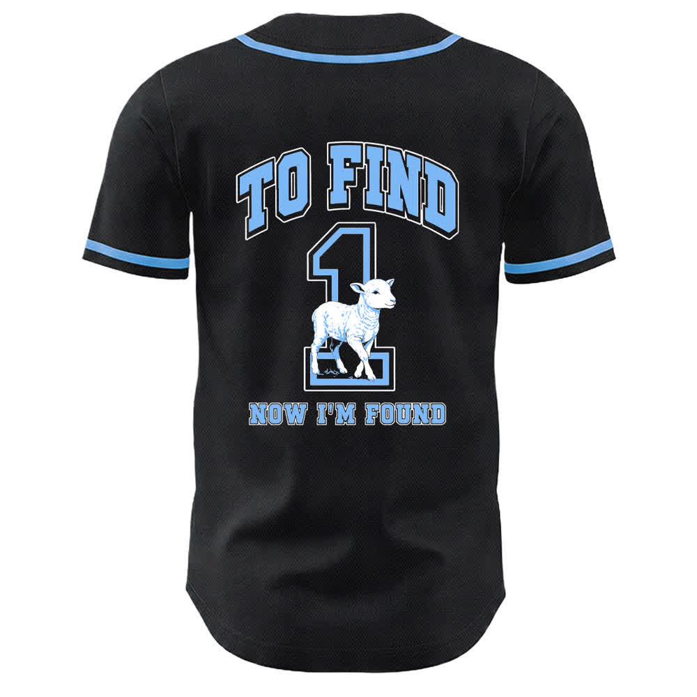 Christianartworkshop Lukas 15:10 Gefundenes Schaf-Mesh-Baseballtrikot - image 1