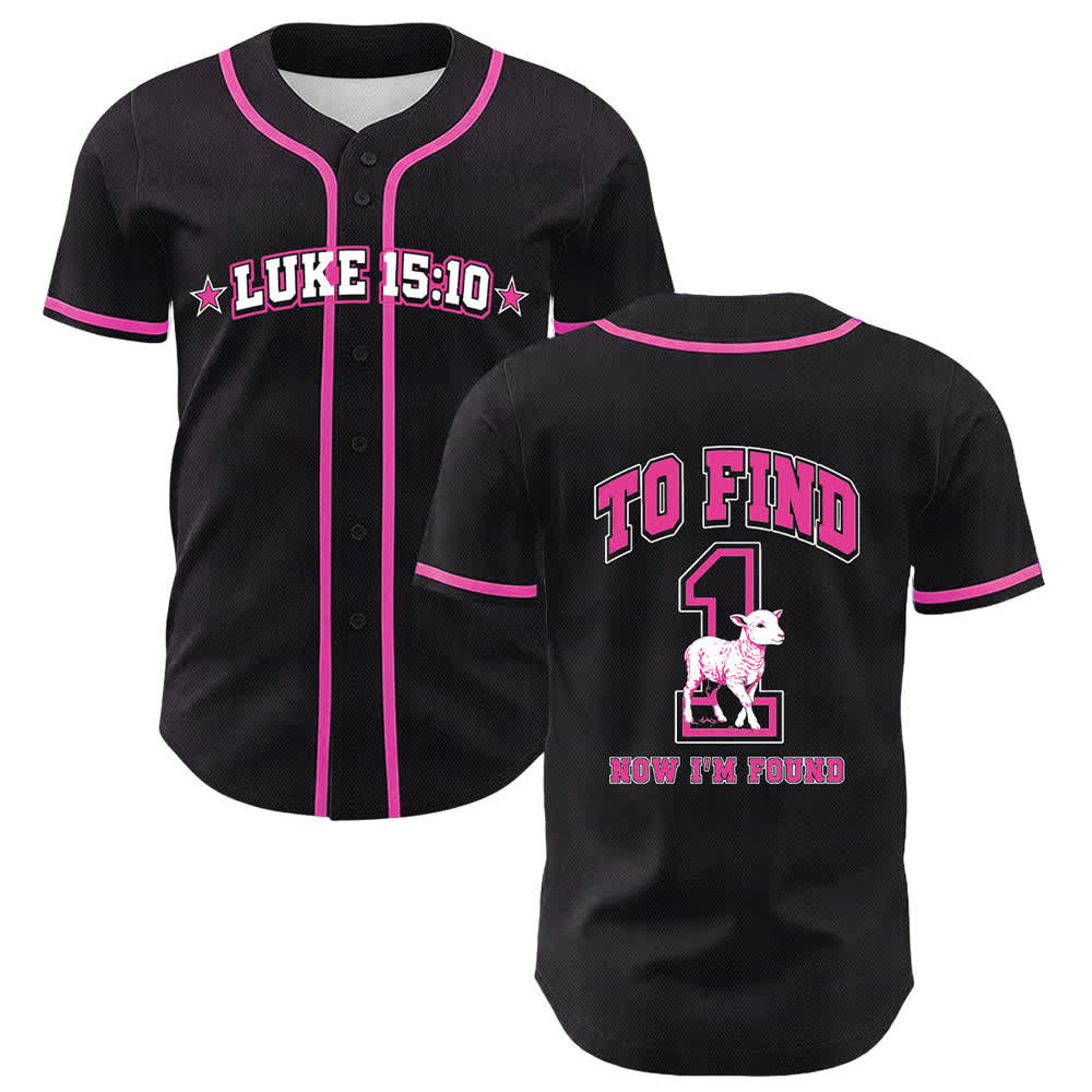 Christianartworkshop Lukas 15:10 Gefundenes Schaf-Mesh-Baseballtrikot - Rosa - 5XL - image 21