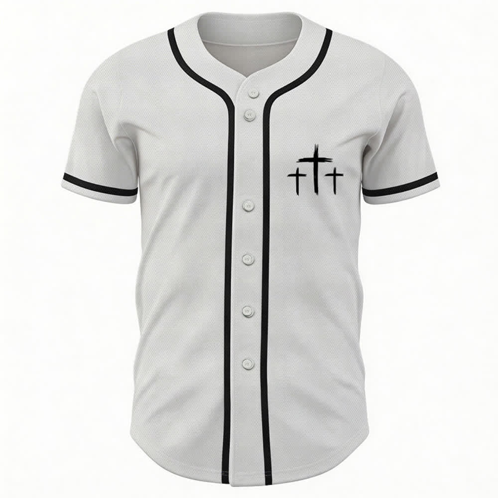Christianartworkshop Baseballtrikot mit Kontrastbesatz – Glaube statt Angst - image 30