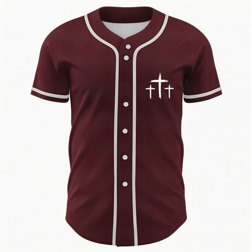 Christianartworkshop Baseballtrikot mit Kontrastbesatz – Glaube statt Angst - image 23