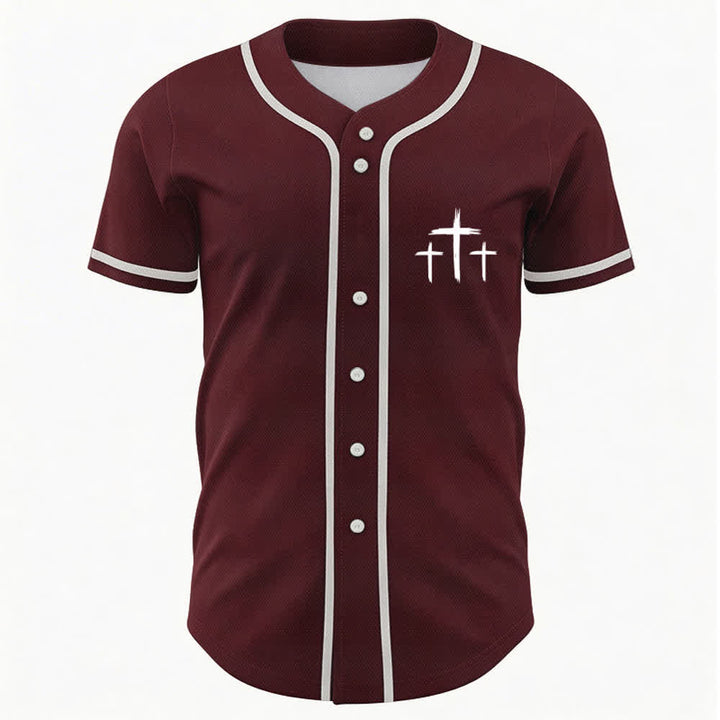 Christianartworkshop Baseballtrikot mit Kontrastbesatz – Glaube statt Angst - image 23