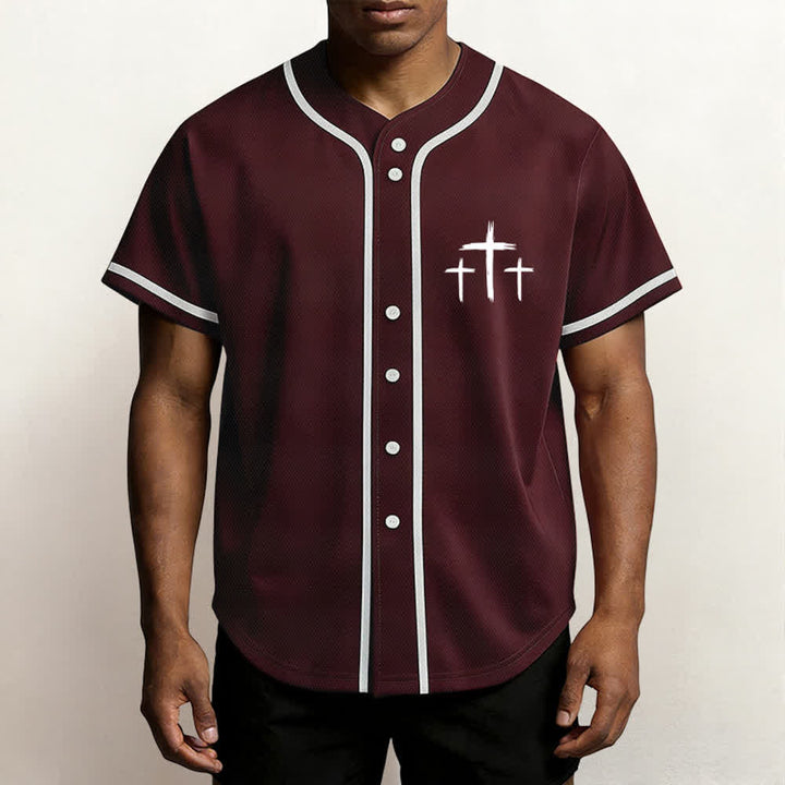 Christianartworkshop Baseballtrikot mit Kontrastbesatz – Glaube statt Angst - image 27