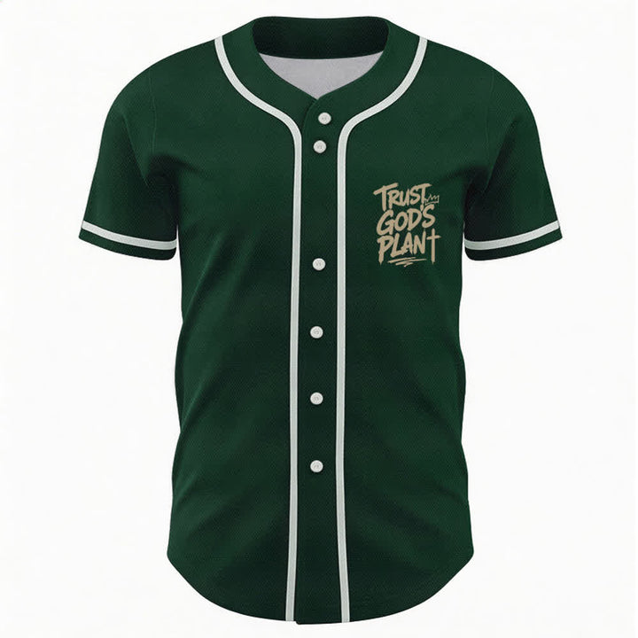 Christianartworkshop Vertraue auf Gottes Plan – Baseballtrikot mit Mesh-Knopfleiste - image 16